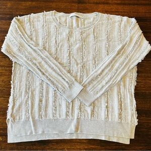 Textured Grey Sweater